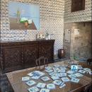 Cuisine - carrelages - tableau - carton peint