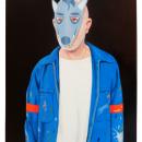 le loup en bleu